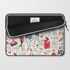 The 12 days of Christmas song illustration Laptop Sleeve Gallery Image 2