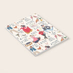 The 12 days of Christmas song illustration Notebook Gallery Image 3