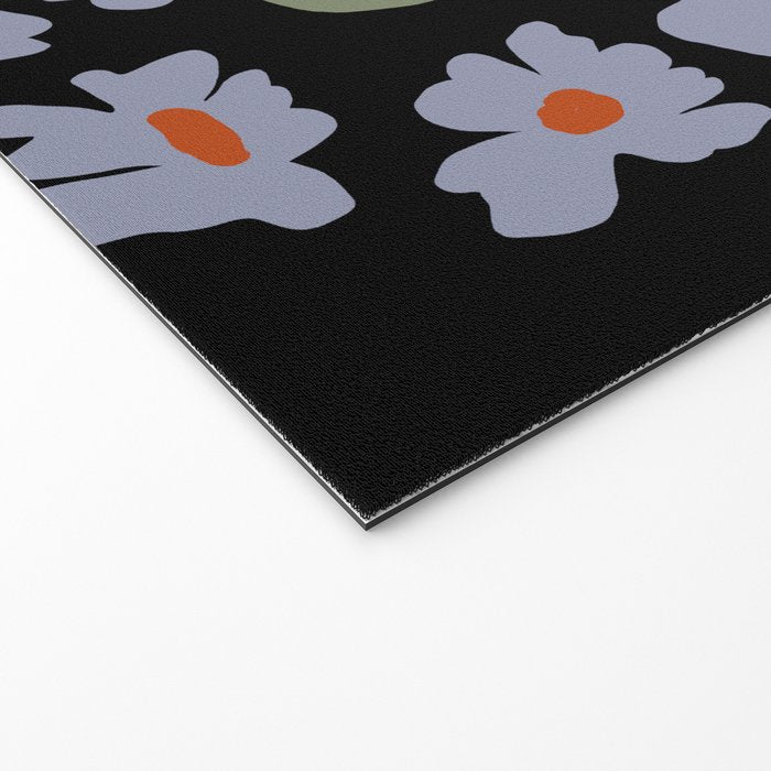 Summer night floral fun Welcome Mat Gallery Image 2
