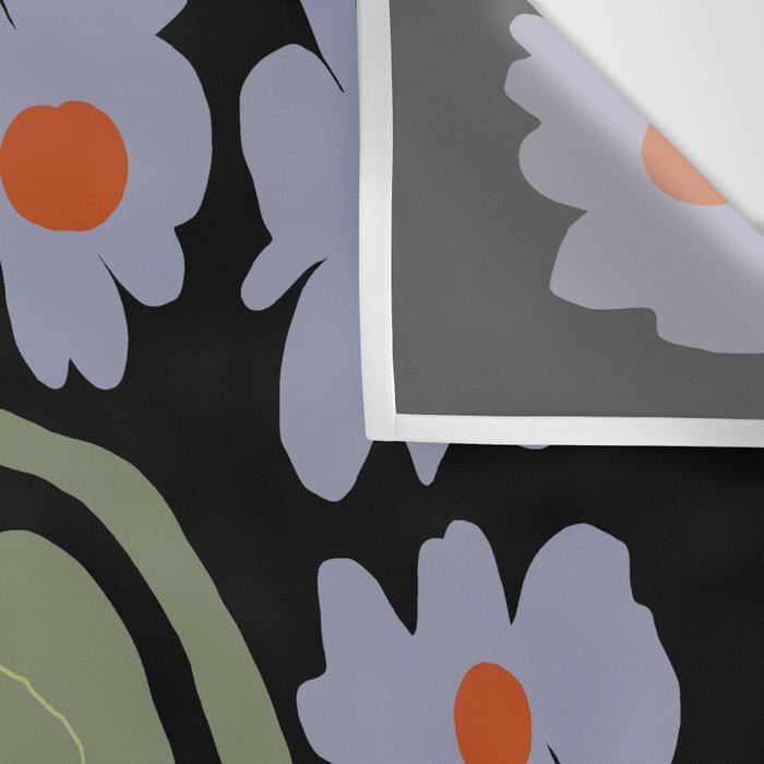 Summer night floral fun Wall Tapestry Gallery Image 3