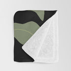 Summer night floral fun Throw Blanket Gallery Image 3