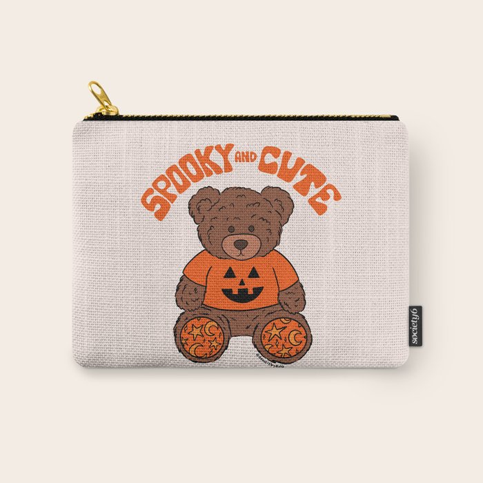 Spooky and Cute Bear Carry All Pouch Gallery Image 1