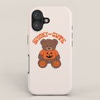 Spooky and Cute Bear iPhone Case Gallery Image 1