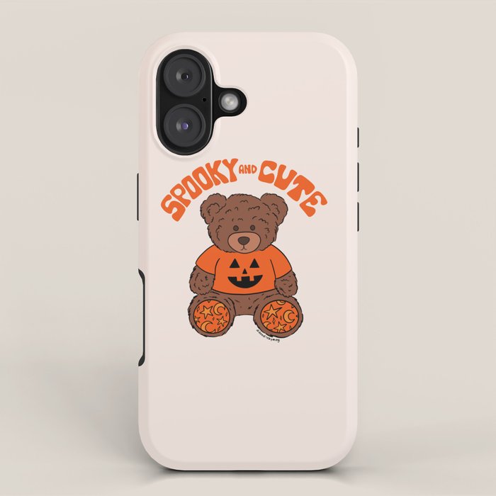 Spooky and Cute Bear iPhone Case Gallery Image 1