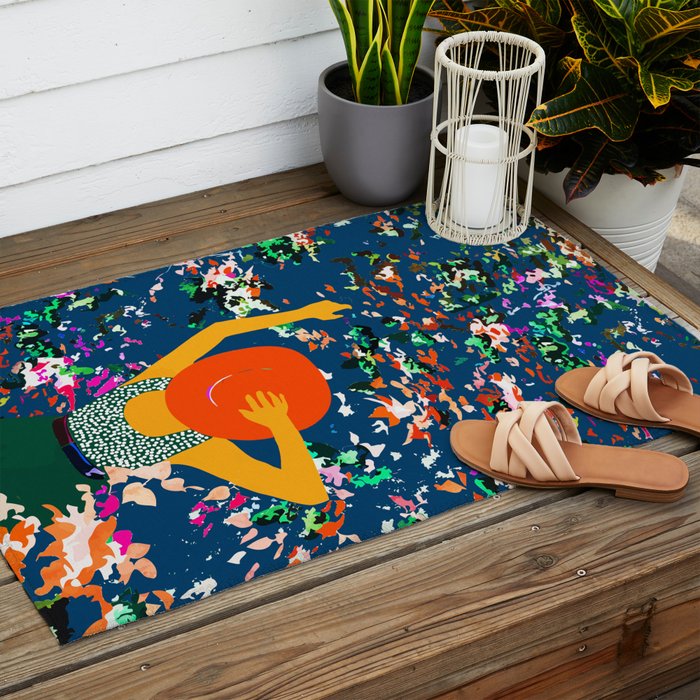 Lost in the meadows of our memories, it took me time to realise the seasons had changed again Outdoor Rug Gallery Image 2