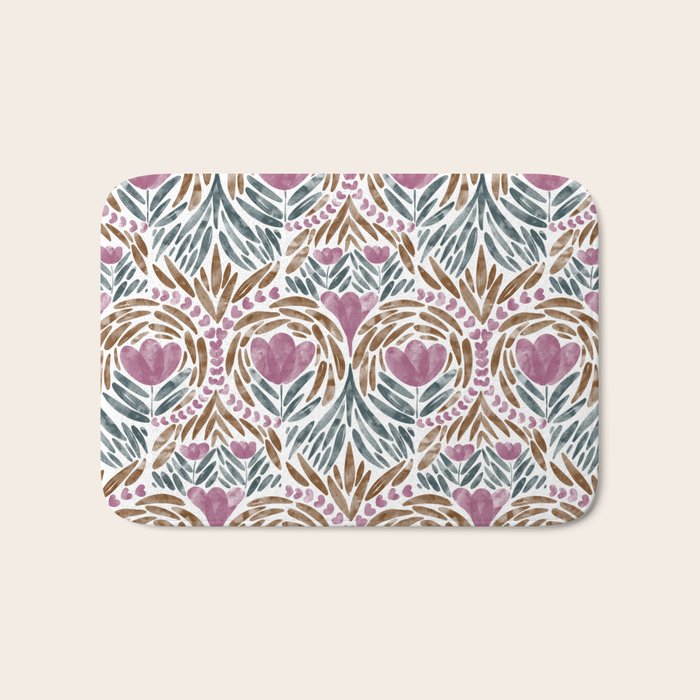 Floral Rhythm Botanic Bath Mat Gallery Image 1