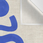 Rainy Blue Wiggle Wall Tapestry Gallery Image 3