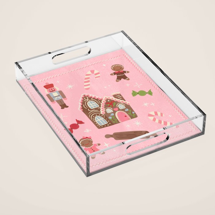 Retro Christmas Baking Wonderland Acrylic Tray Gallery Image 1