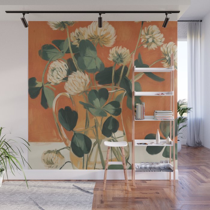 Clover Still Life Wall Mural Gallery Image 1