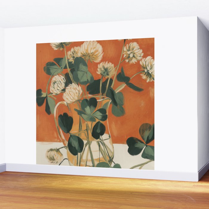 Clover Still Life Wall Mural Gallery Image 2