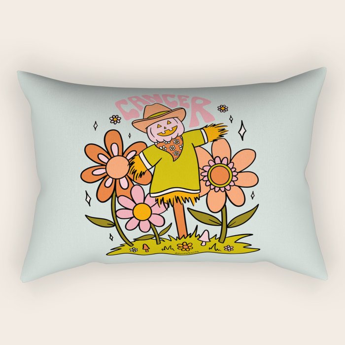 Cancer Scarecrow Rectangular Pillow Gallery Image 2