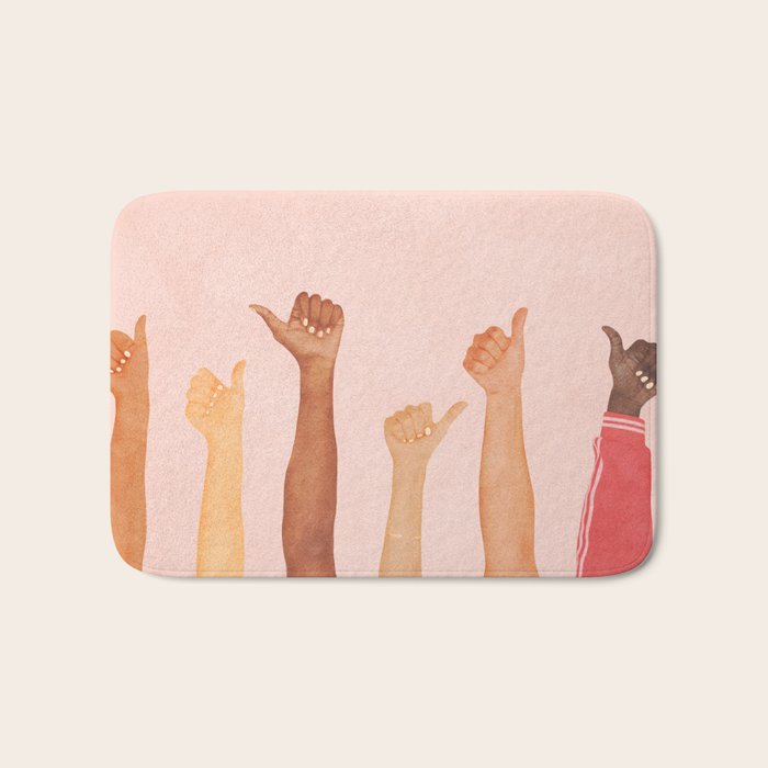 Thumbs Up Bath Mat Gallery Image 1