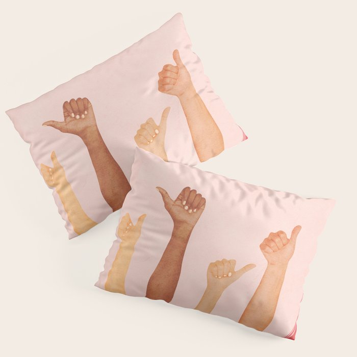 Thumbs Up Pillow Sham Gallery Image 1