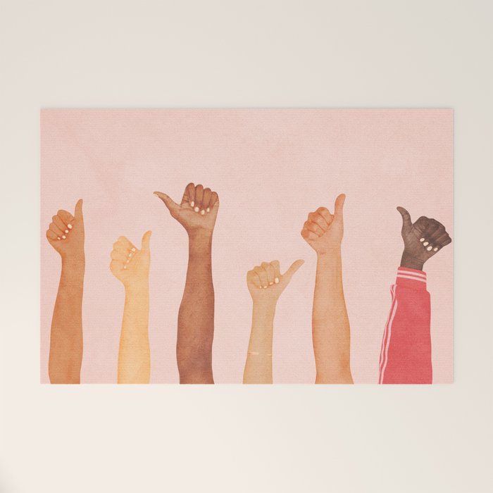 Thumbs Up Welcome Mat Gallery Image 1