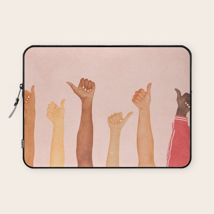 Thumbs Up Laptop Sleeve Gallery Image 1