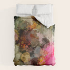 Paint Splatter Bouqet  Duvet Cover Gallery Image 6