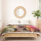 Paint Splatter Bouqet  Duvet Cover Gallery Image 3