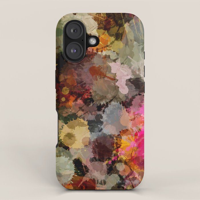 Paint Splatter Bouqet  iPhone Case Gallery Image 1