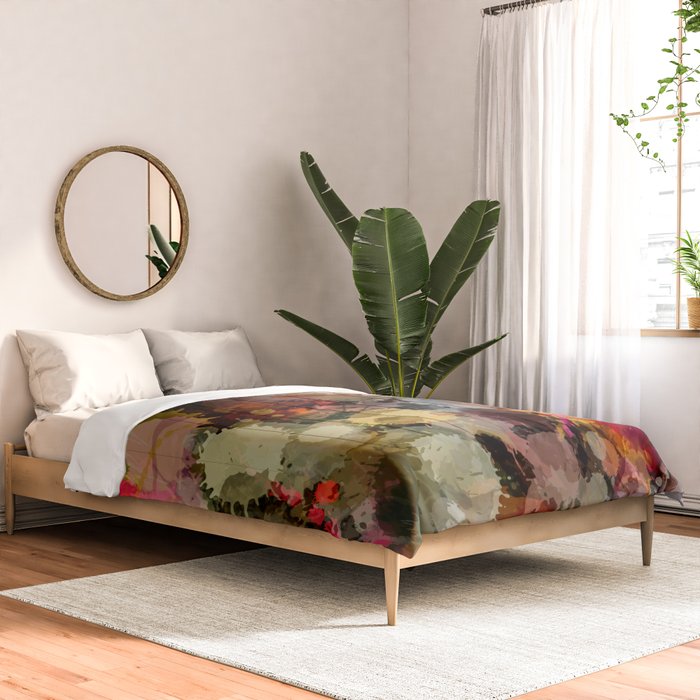 Paint Splatter Bouqet  Comforter Gallery Image 2
