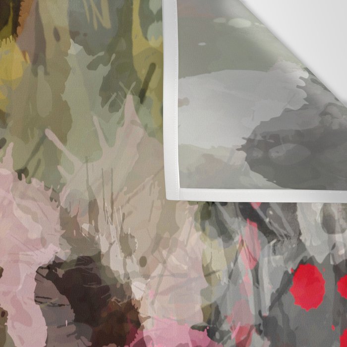Paint Splatter Bouqet  Wall Tapestry Gallery Image 3