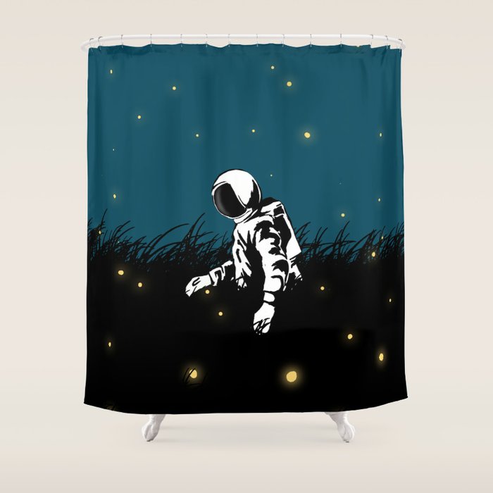 Lost in the field of stars Shower Curtain Gallery Image 1