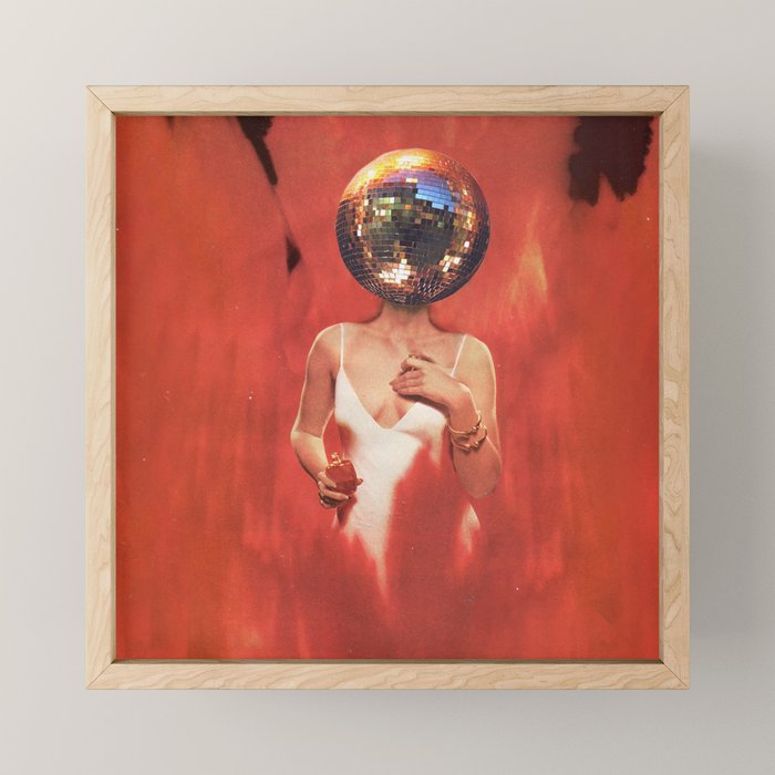 Disco Girl Mini Art Print Gallery Image 1