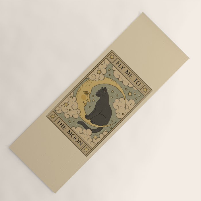 Fly Me to The Moon Yoga Mat Gallery Image 1