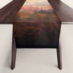 Forest Shrouded in Morning Mist Table Runner Gallery Image 1