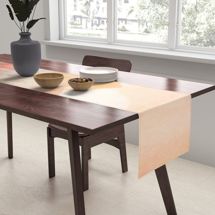 Forest Shrouded in Morning Mist Table Runner Gallery Image 2