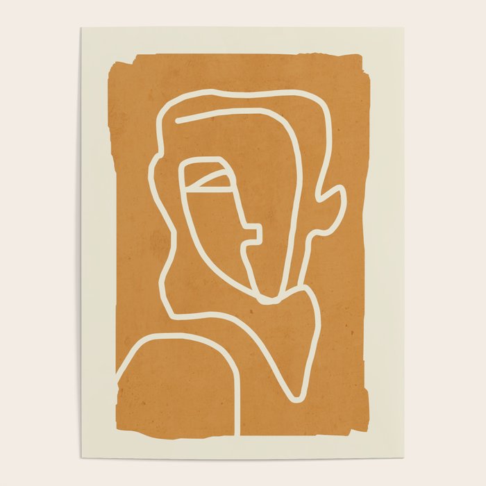 Abstract Minimal Woman Portrait 2 Poster Gallery Image 4