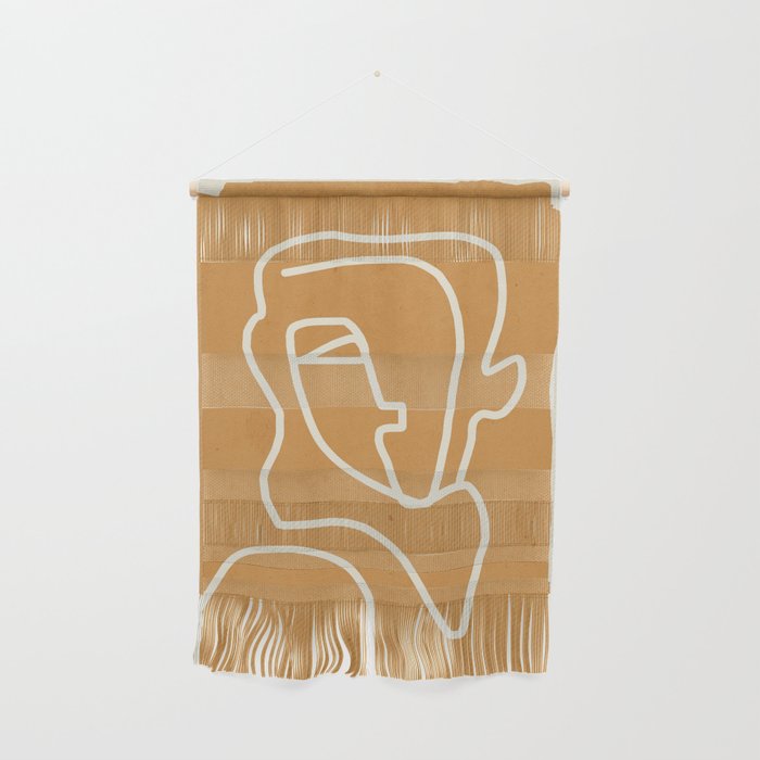 Abstract Minimal Woman Portrait 2 Wall Hanging Gallery Image 1