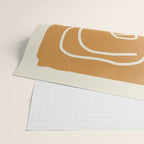 Abstract Minimal Woman Portrait 2 Wrapping Paper Gallery Image 2