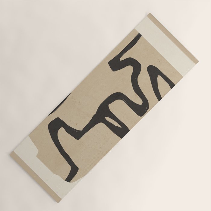 Abstract line art 118 Yoga Mat Gallery Image 1