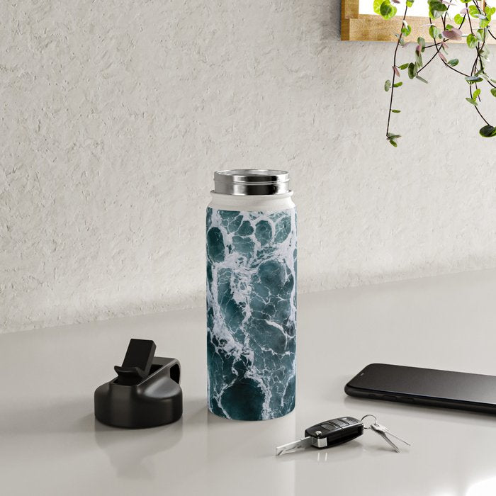 White Splash in a Wave Water Bottle Gallery Image 5