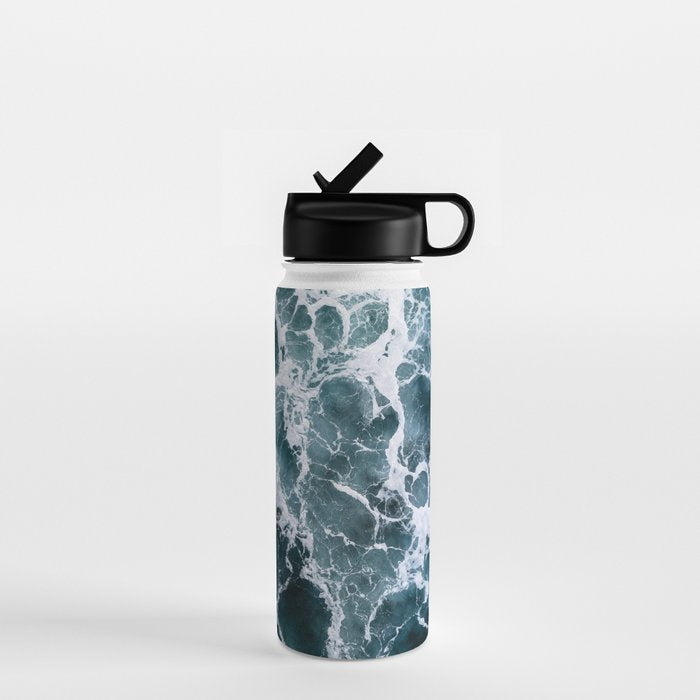 White Splash in a Wave Water Bottle Gallery Image 1