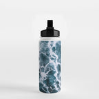 White Splash in a Wave Water Bottle Gallery Image 2
