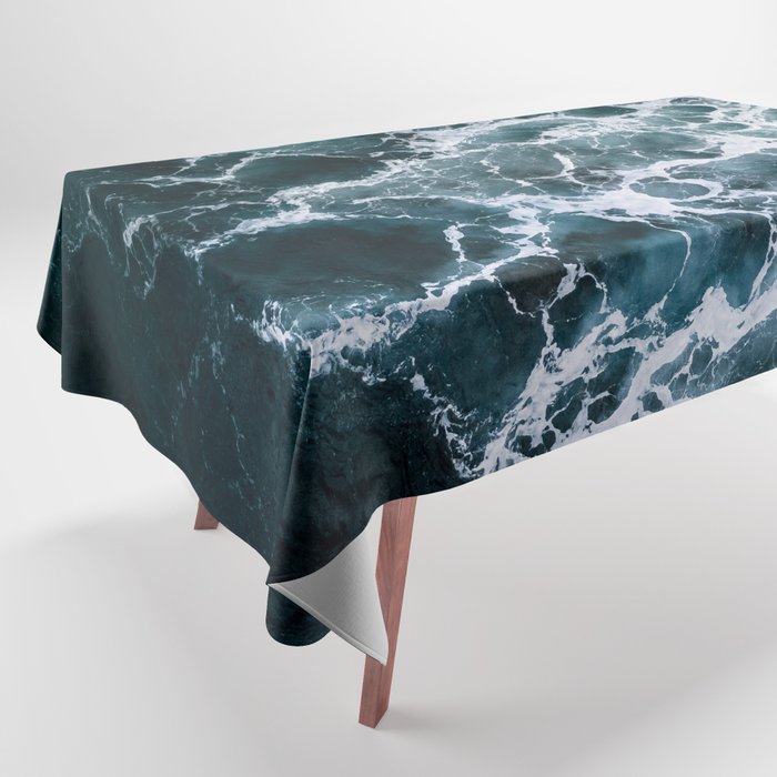 White Splash in a Wave Tablecloth Gallery Image 1