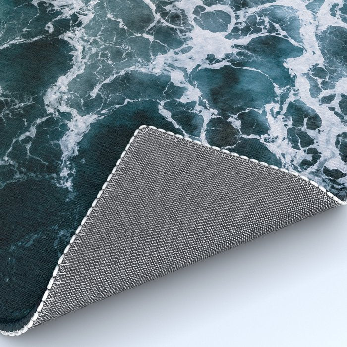 White Splash in a Wave Rug Gallery Image 4