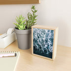 White Splash in a Wave Mini Art Print Gallery Image 2