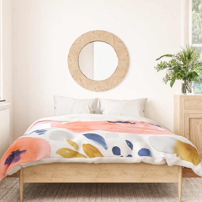 Genevieve Floral Duvet Cover Gallery Image 3
