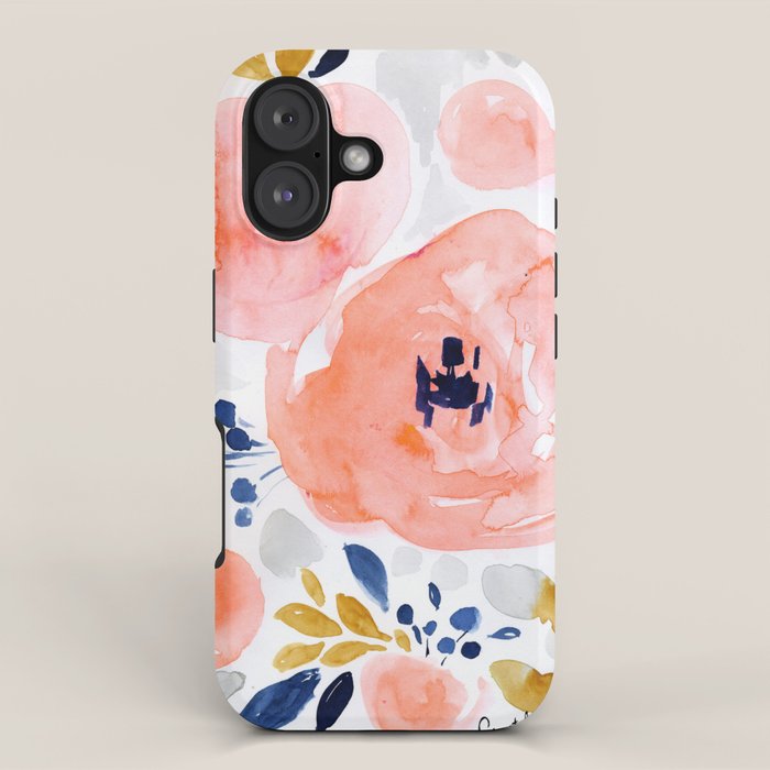 Genevieve Floral iPhone Case Gallery Image 1