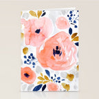 Genevieve Floral Stationery Card Gallery Image 2
