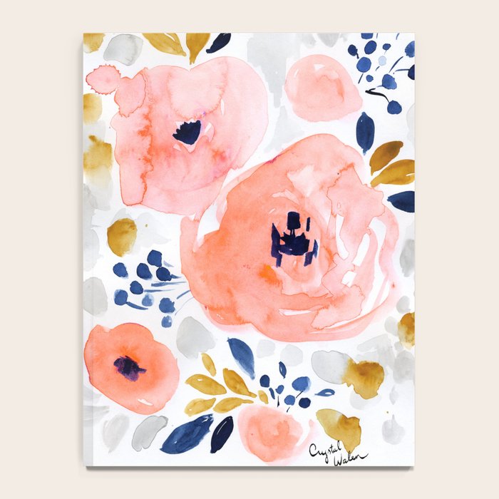 Genevieve Floral Notebook Gallery Image 4