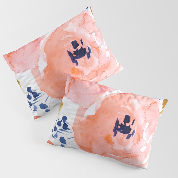 Genevieve Floral Pillow Sham Gallery Image 1