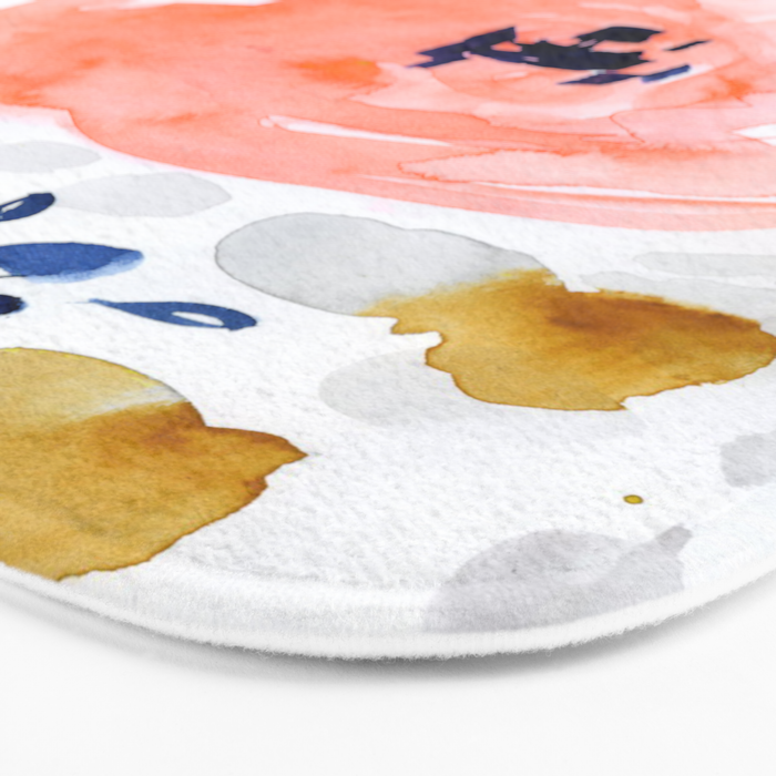 Genevieve Floral Bath Mat Gallery Image 3