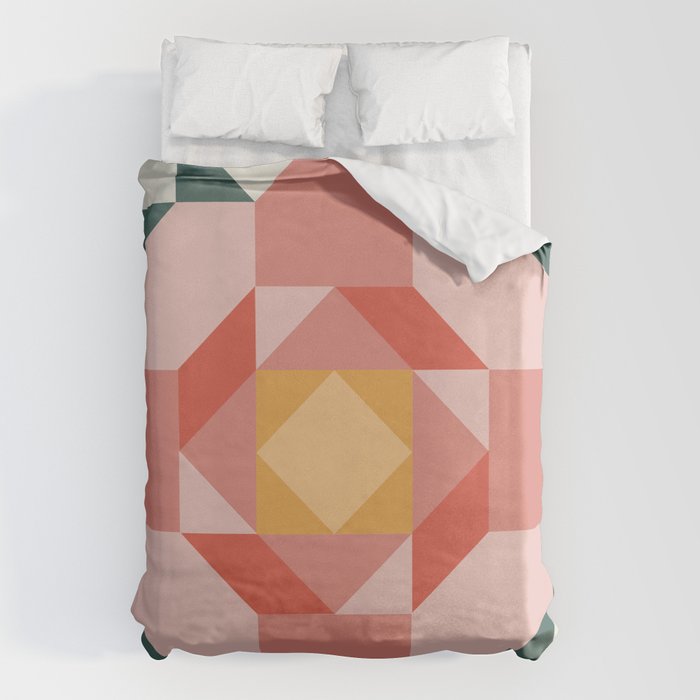 Quilt Square - Flower Duvet Cover Gallery Image 6