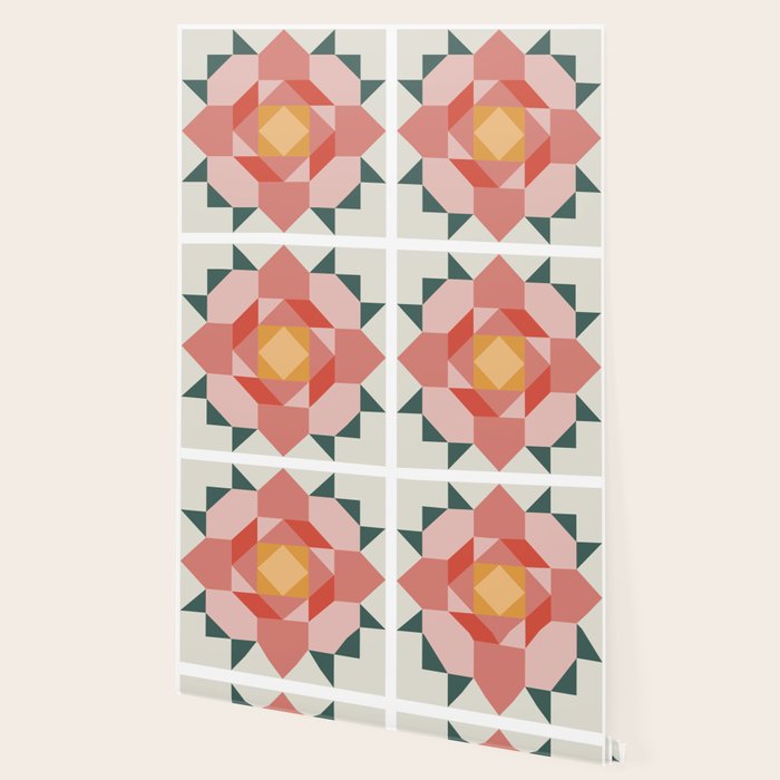 Quilt Square - Flower Wallpaper Gallery Image 2