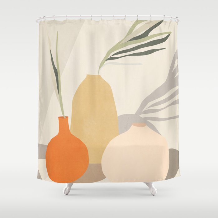 Vases2 Shower Curtain Gallery Image 1