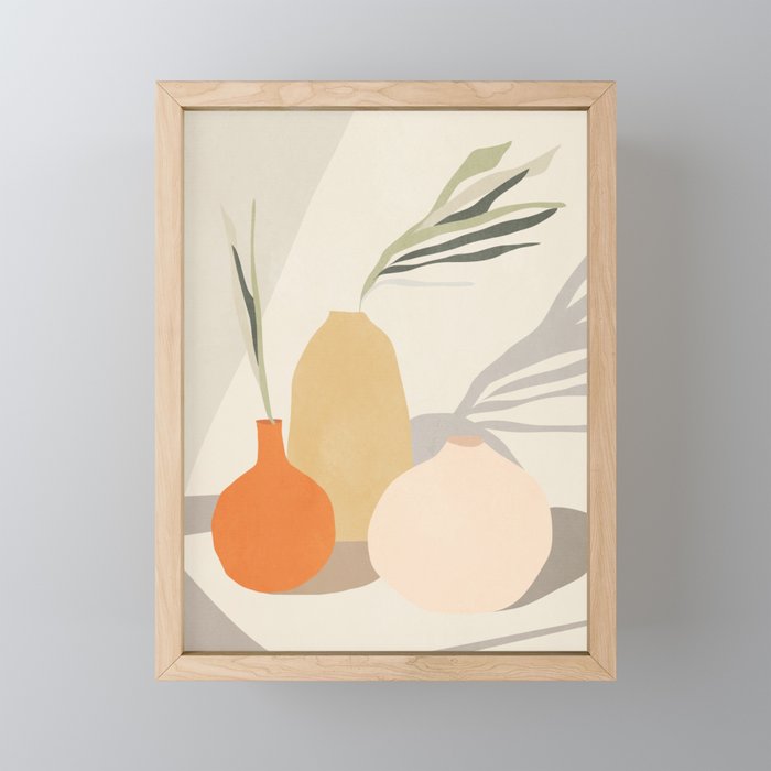 Vases2 Mini Art Print Gallery Image 1