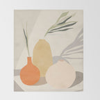 Vases2 Throw Blanket Gallery Image 2